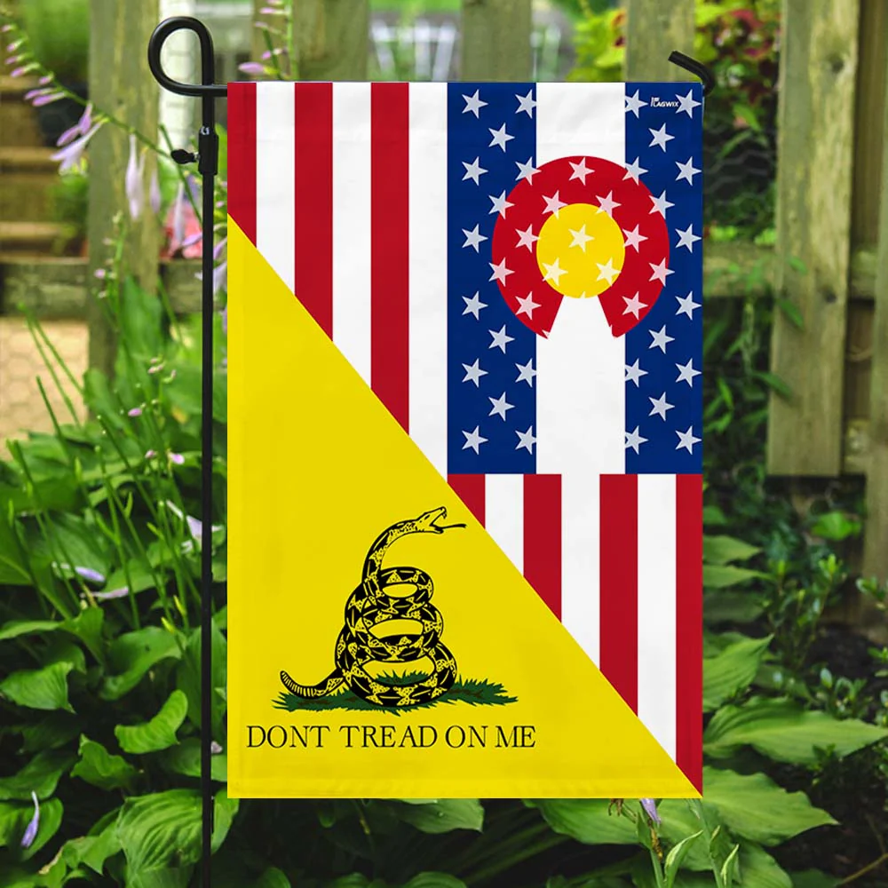 Don't Tread On Me Colorado American Gadsden Flag