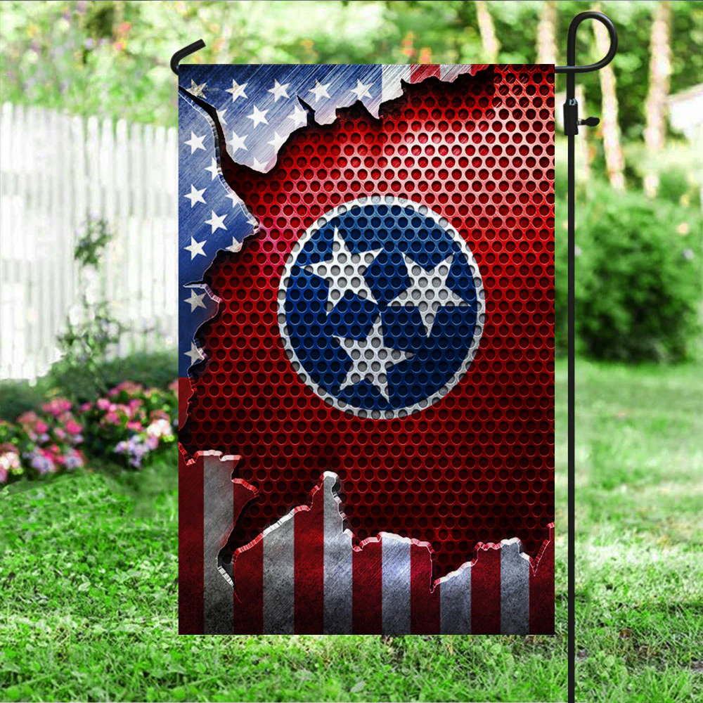 Tennessee Flag Patriotic Tennessee American DDH3417Fv2