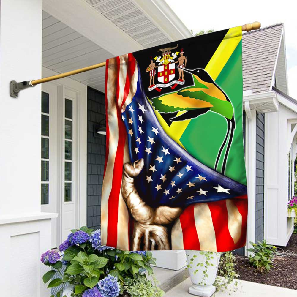 Jamaican American Flag Proud Jamaican