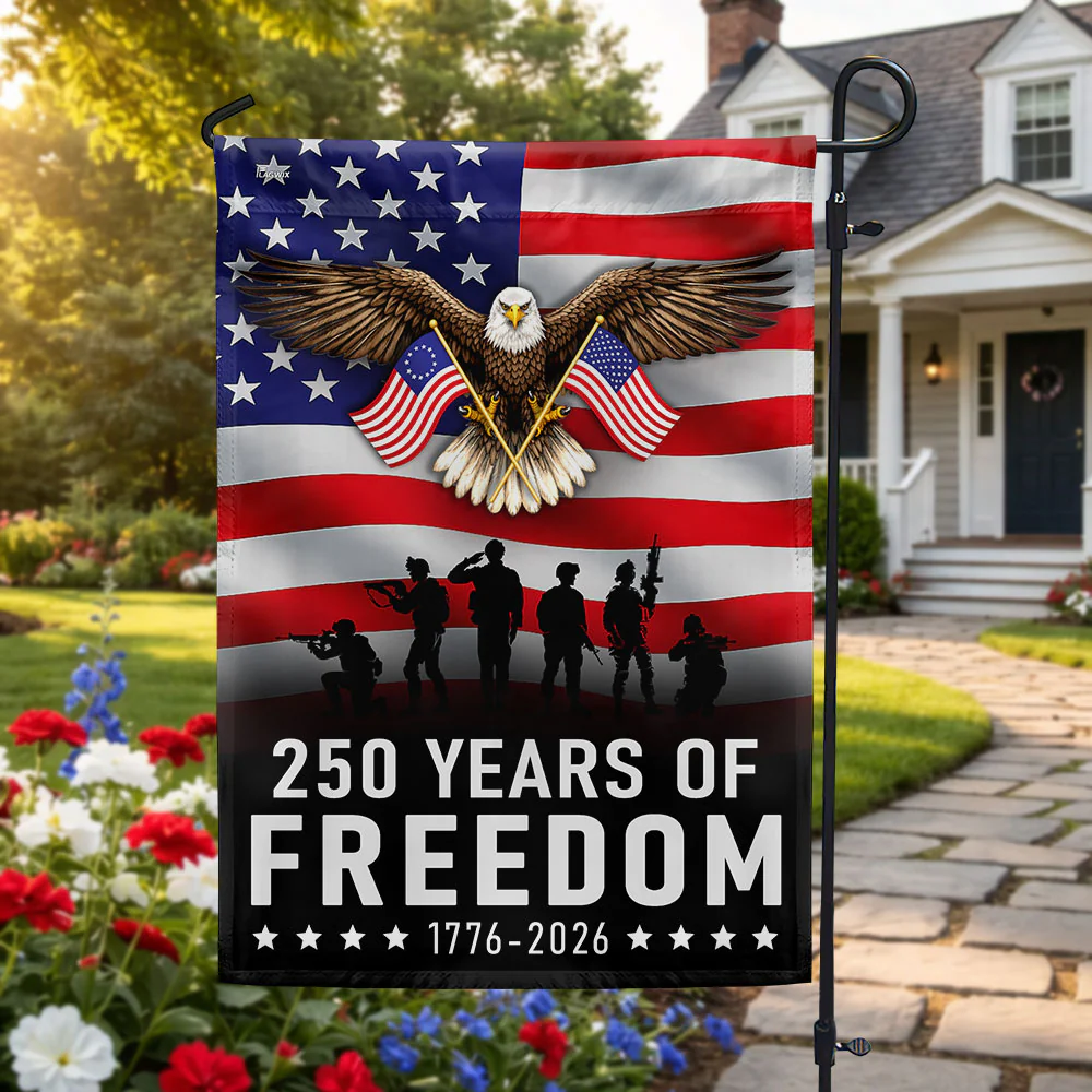 Patriotic Eagle Betsy Ross 250 Flag for 250 Years of Freedom Anniversary