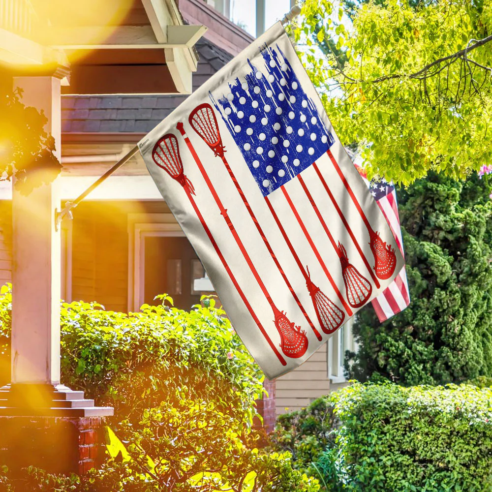 Lacrosse American Flag
