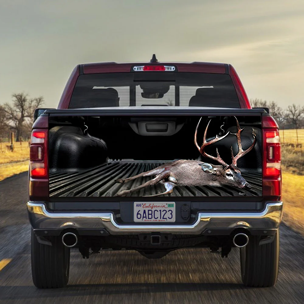 Deer Hunting Truck Tailgate Decal Sticker Wrap