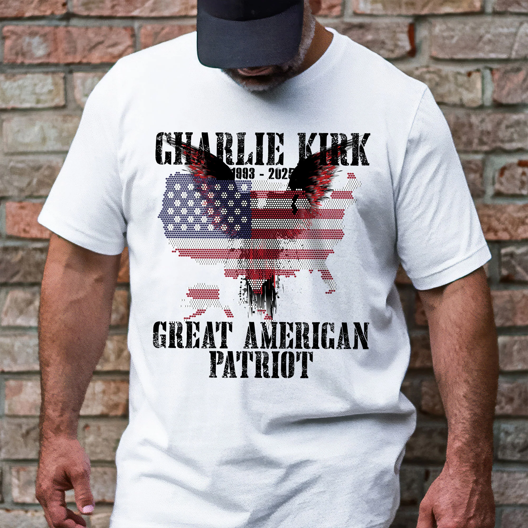 Charlie Kirk Memorial T-Shirt - Great American Patriot Tribute Shirt