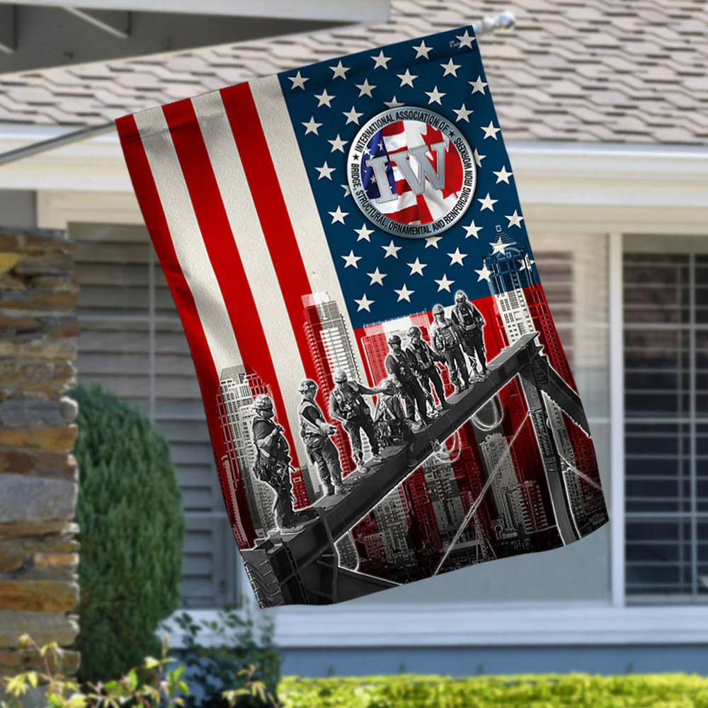 Ironworker American Flag