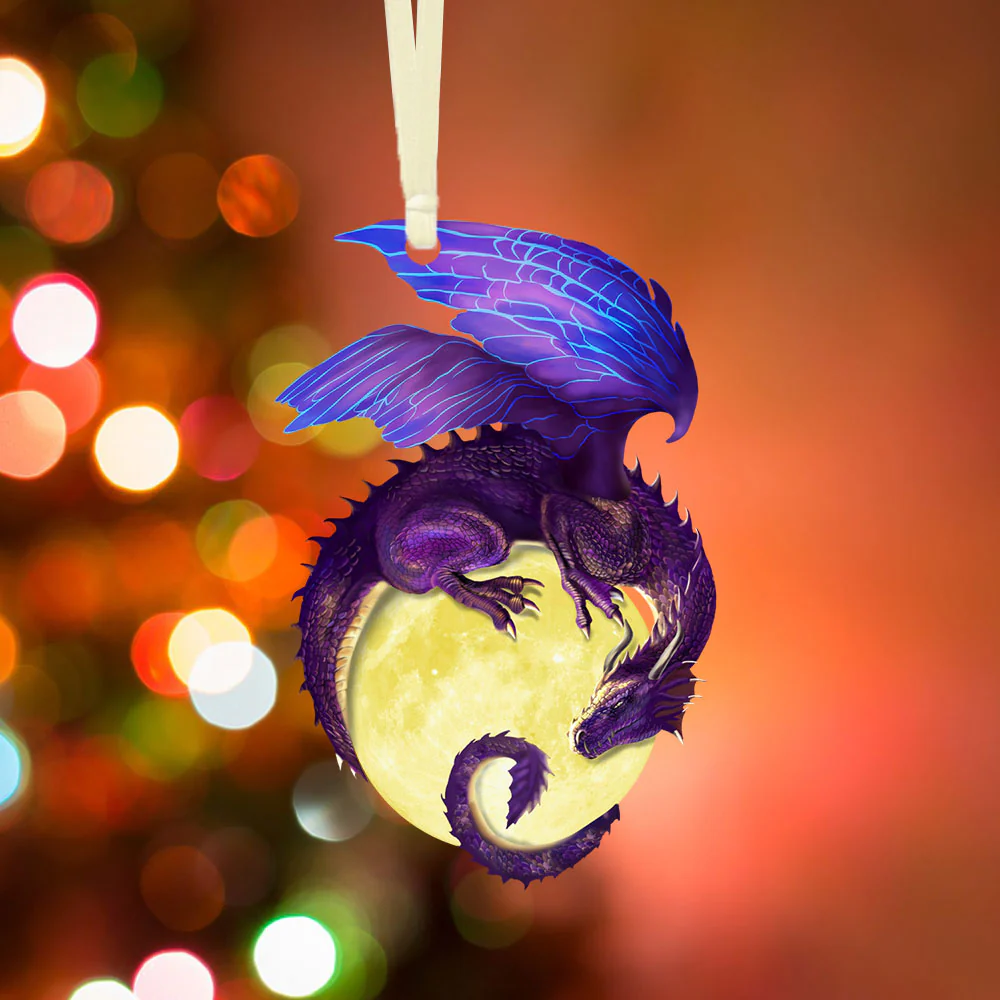 Gift for Christmas, Dragon Christmas Ornament, Dragon Christmas Decor