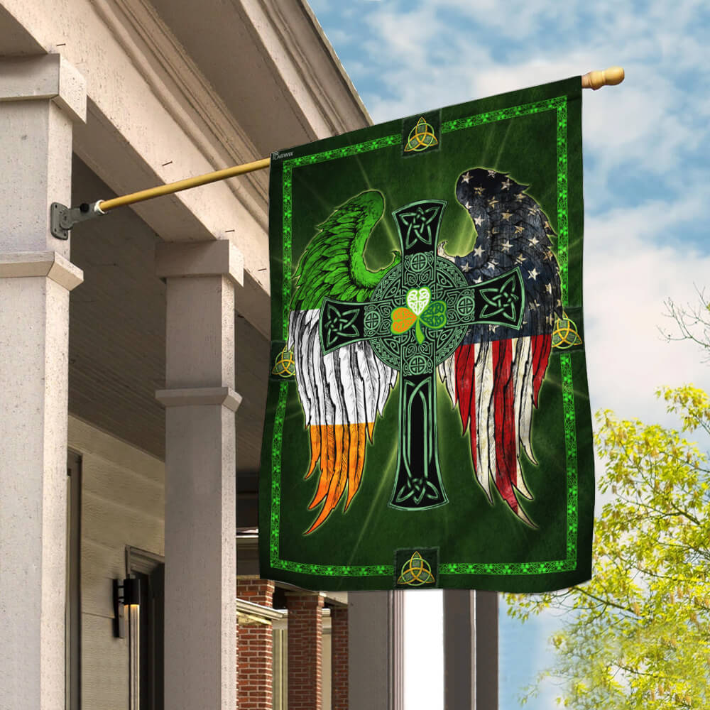 Irish USA Flag 3-Day Shipping