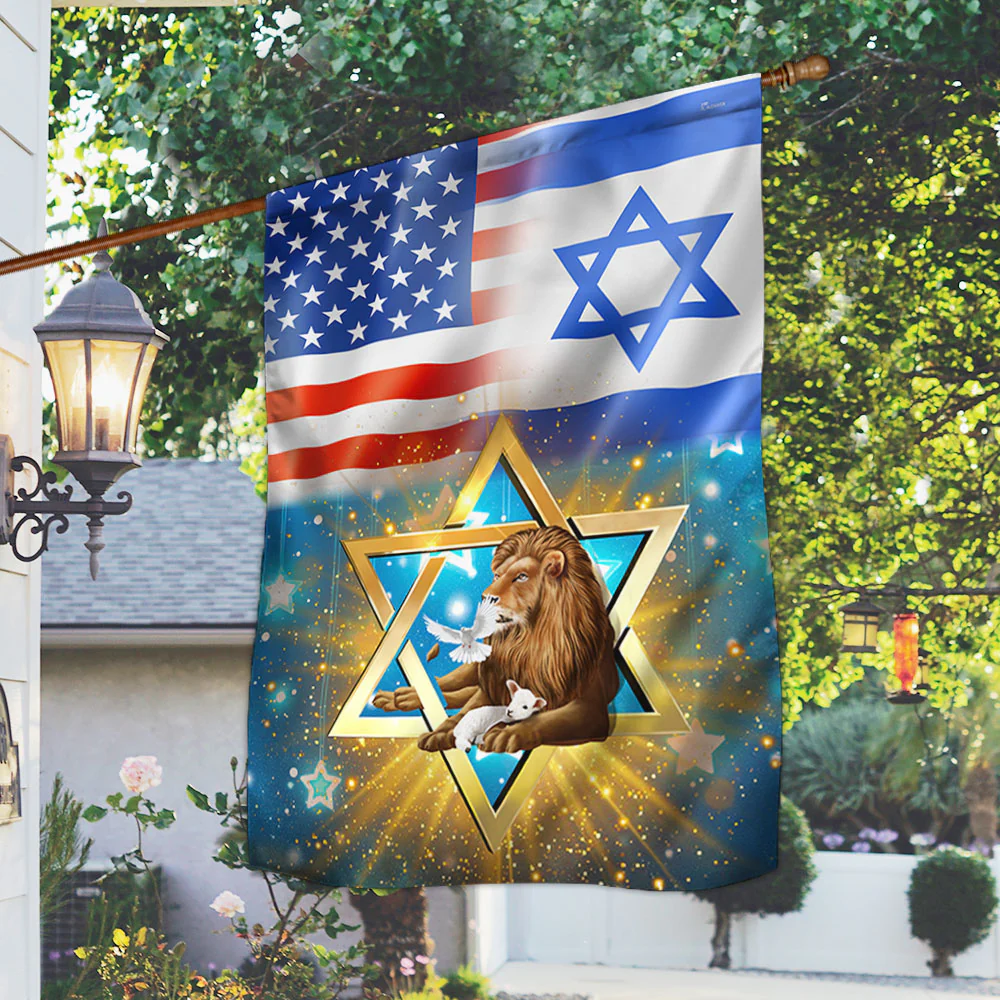 Lion Of Judah Flag, Jewish American Flag