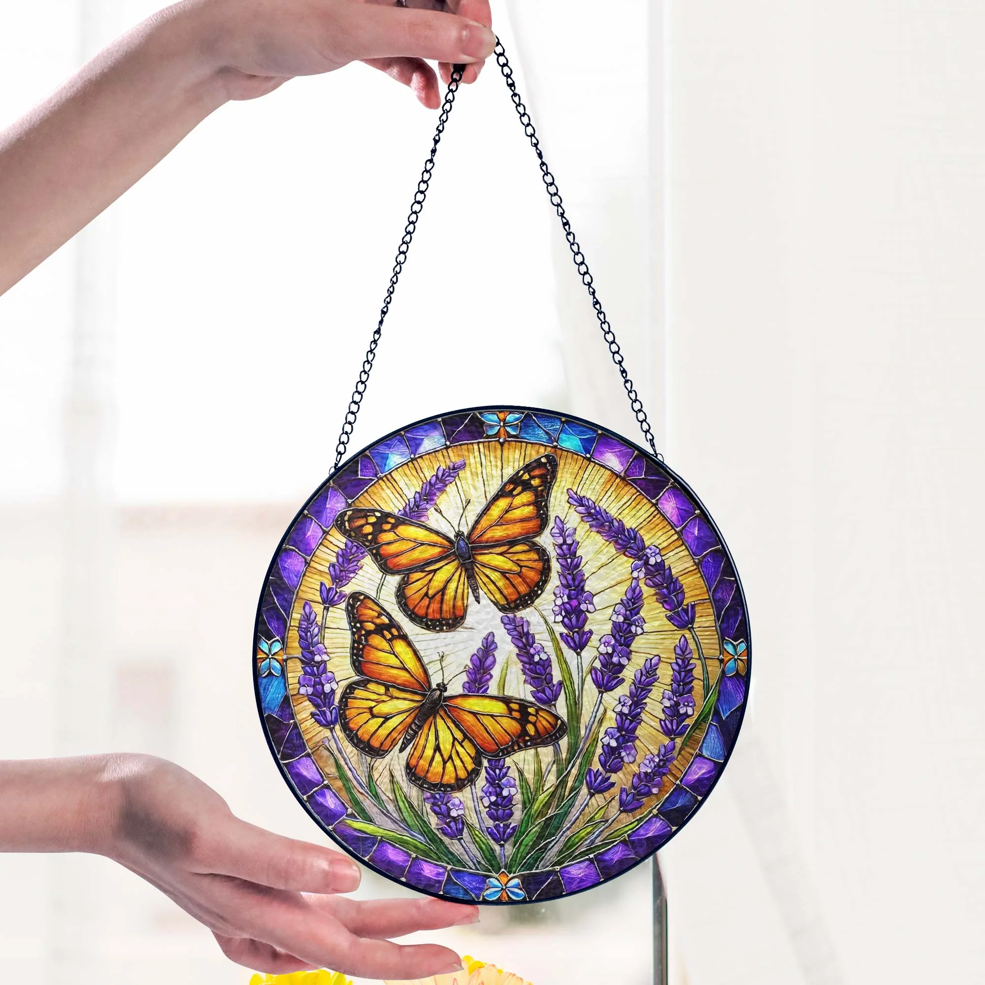 Butterfly Stained Glass Butterflies Decor