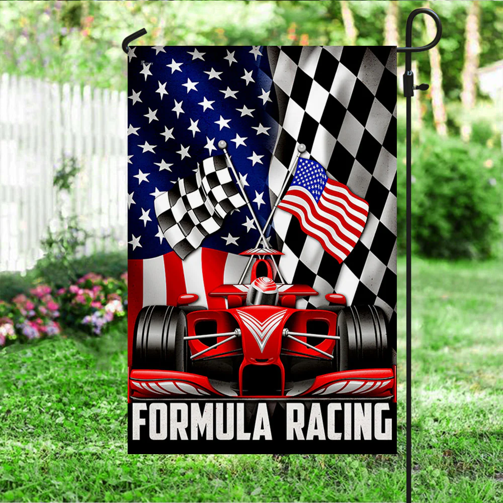Formula Racing American Flag