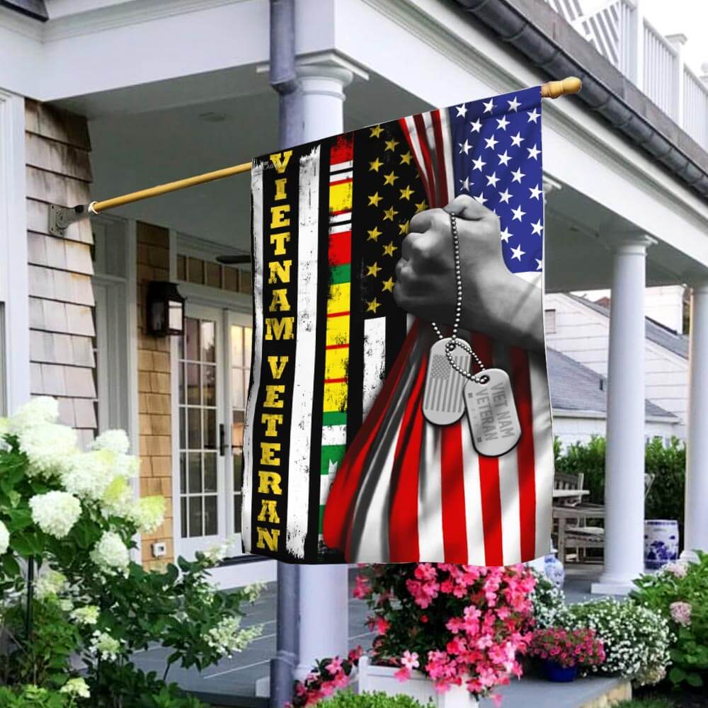 Vietnam Veteran American Flag, Veterans Day Flag