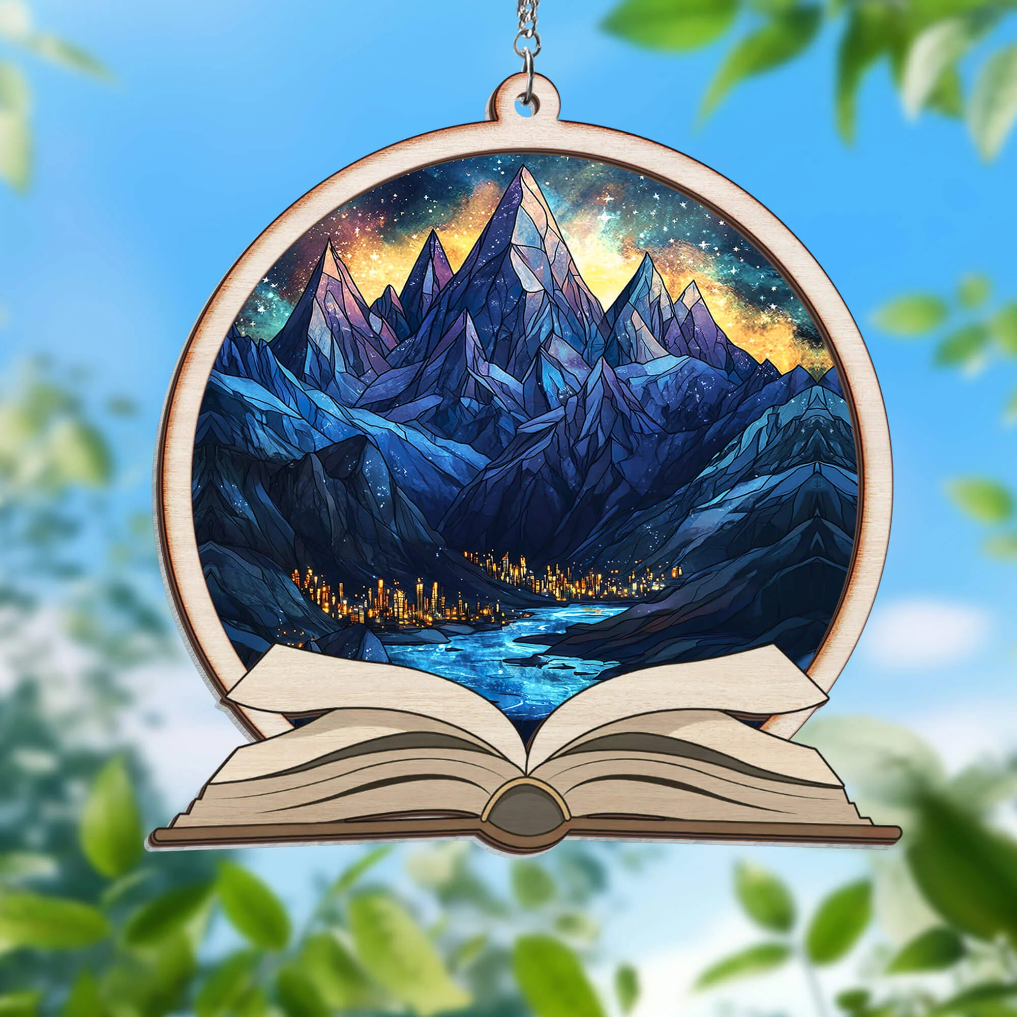 The Night Court City Of Starlight Fantasy Bookish 2 Layered Hanging Suncatcher
