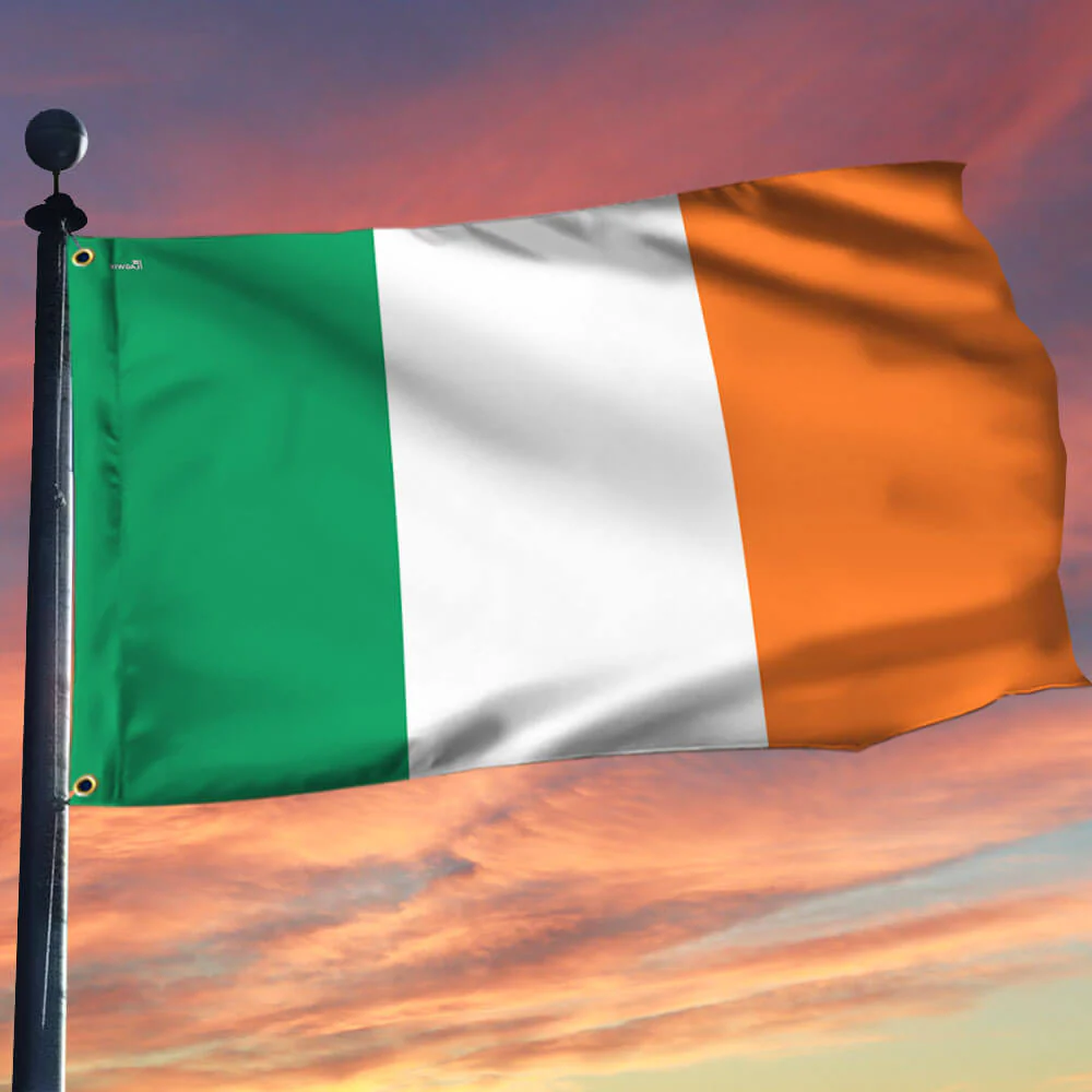 Country Flag Ireland Irish Grommet Flag