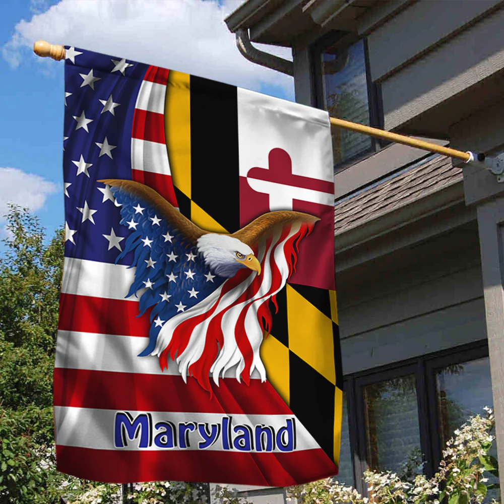 Maryland Eagle Flag MLH1774Fv18