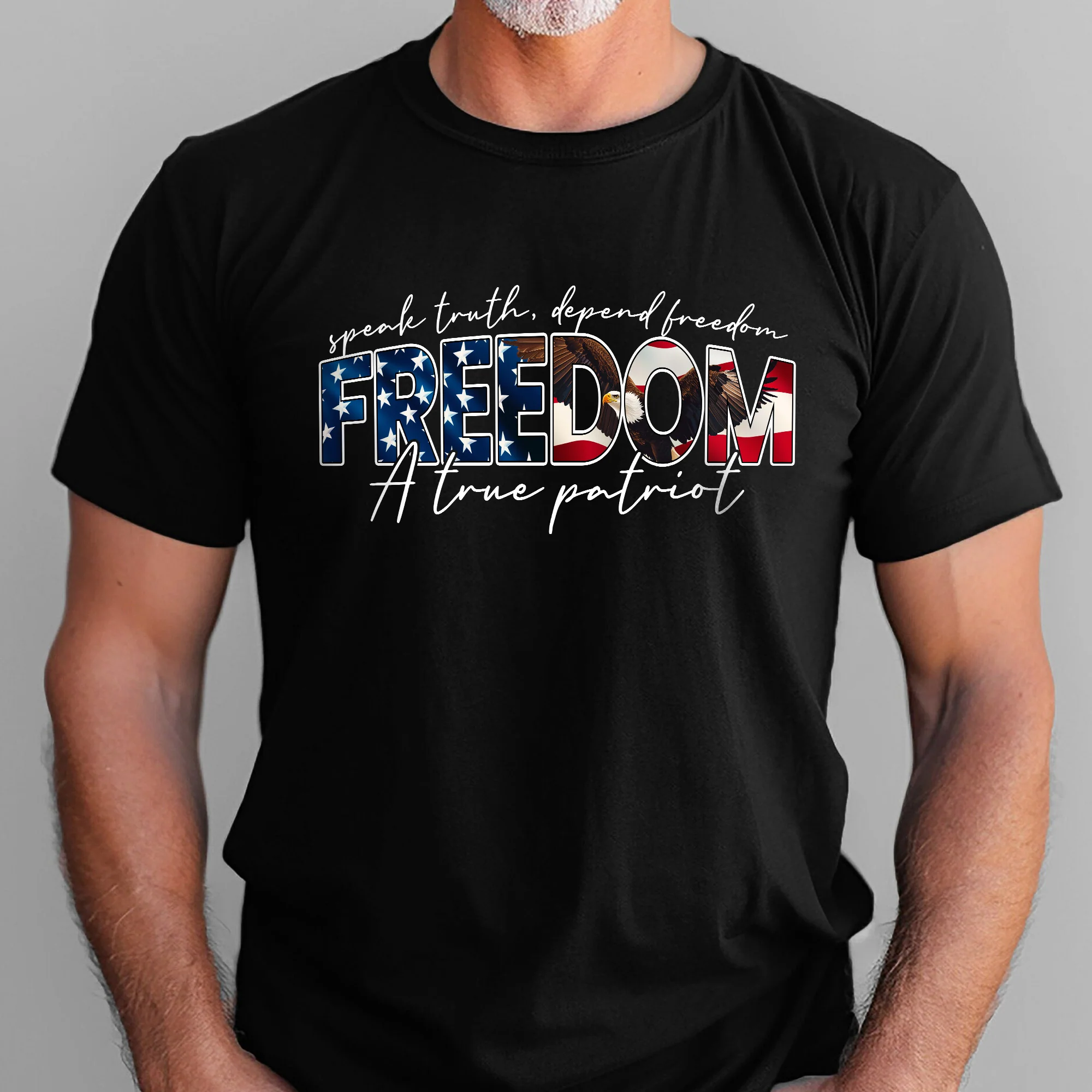 Charlie Kirk Freedom American Flag T-shirt - A True Patriot Memorial Shirt