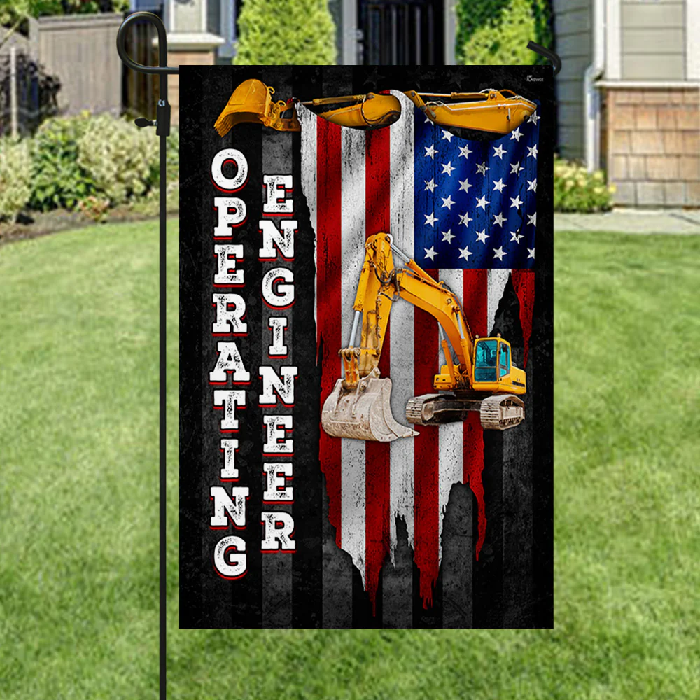 Operating Engineer American Flag