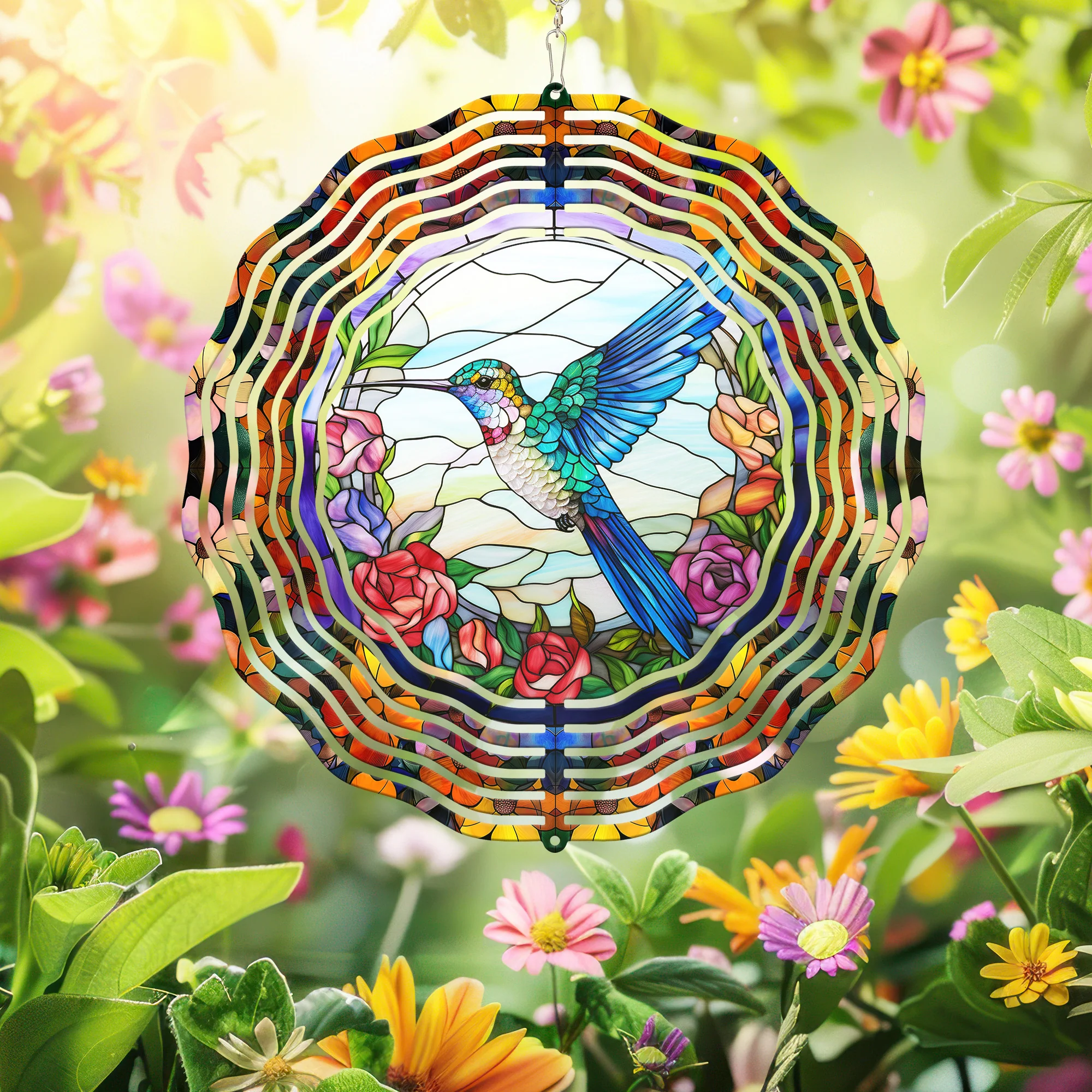 Hummingbird Wind Spinner