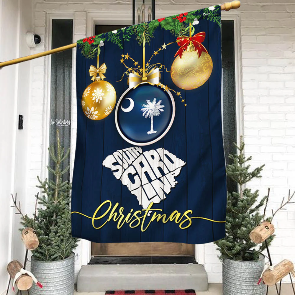 Christmas In South Carolina Flag