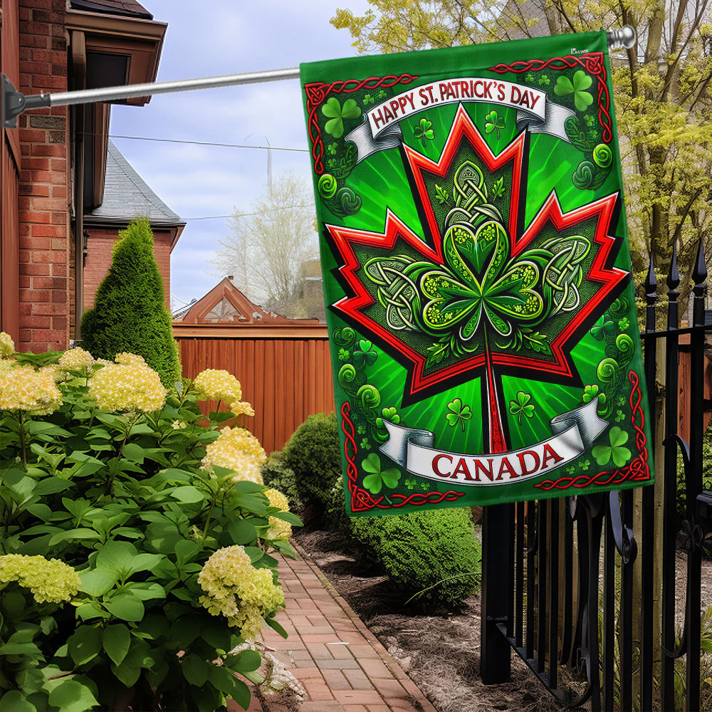 Bimipi  St. Patrick’s Day Irish Canadian Flag