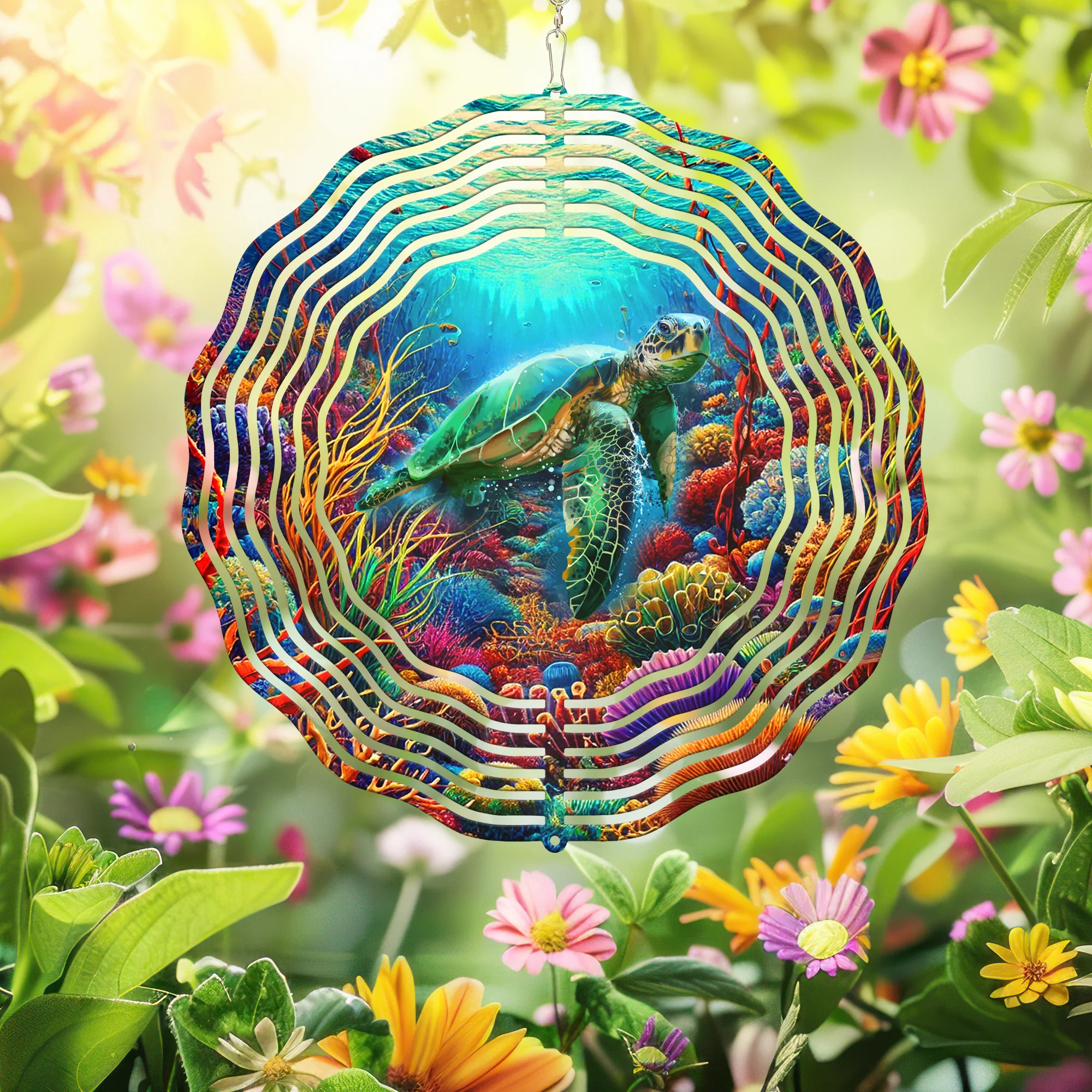 Sea Turtle Wind Spinner