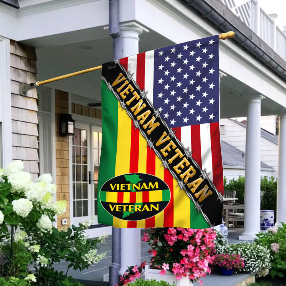 Vietnam Veteran American Flag, Veterans Day Flag