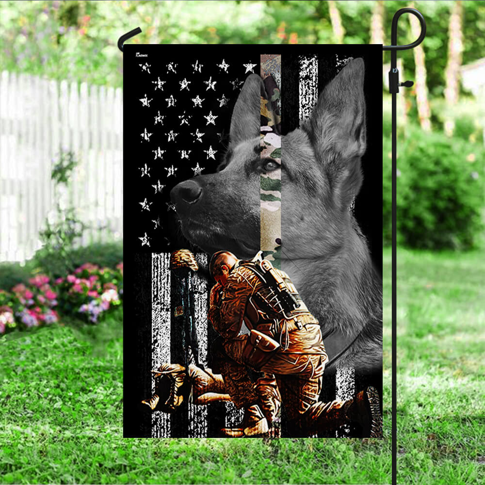 Military Dog American Flag TTV394Fv1