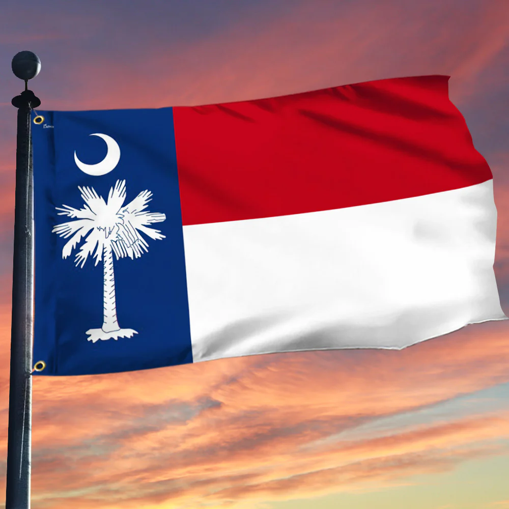 Carolina Flag South Carolina North Carolina Grommet Flag