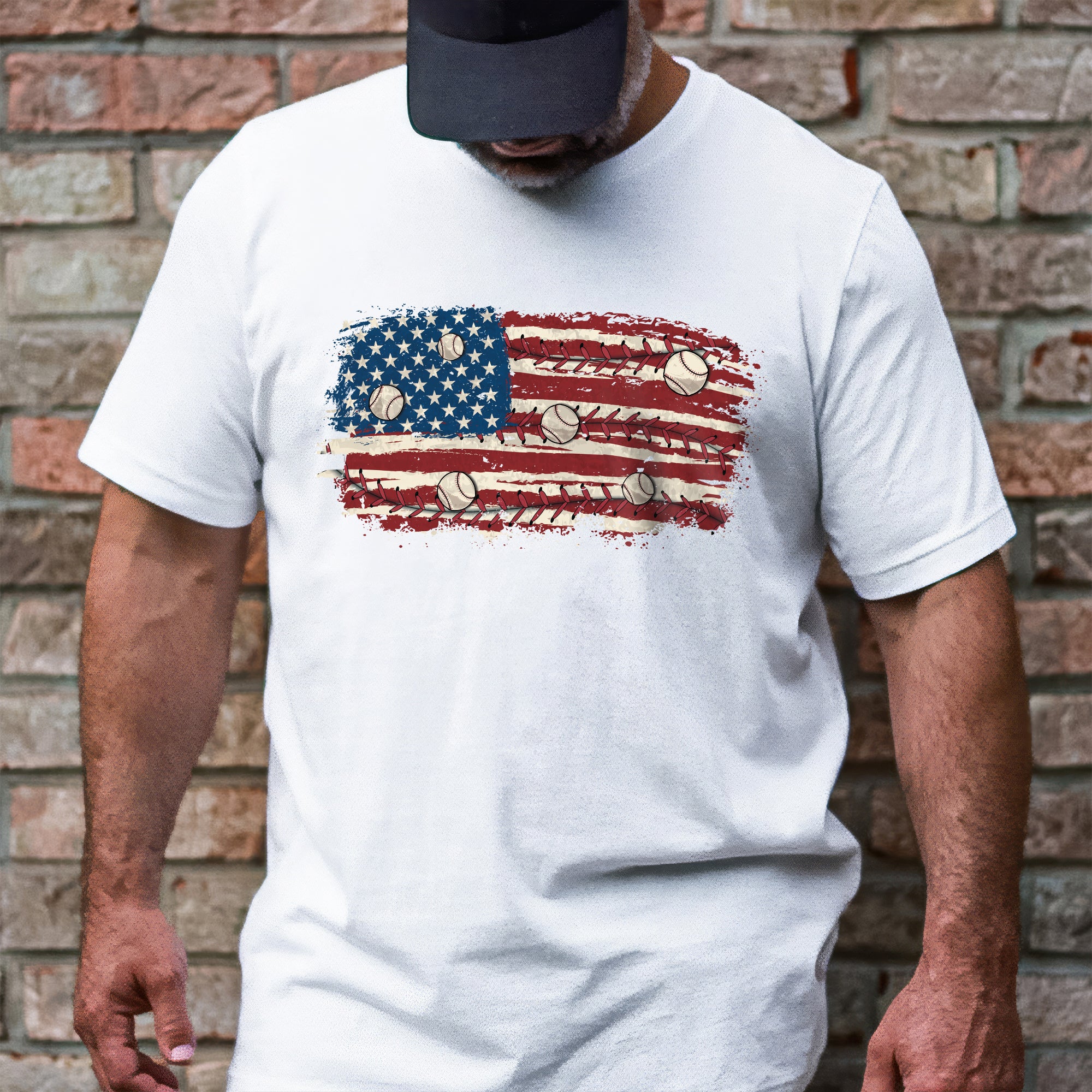 Happy 4th of july, Patriotic Baseball American Baseball T-Shirt