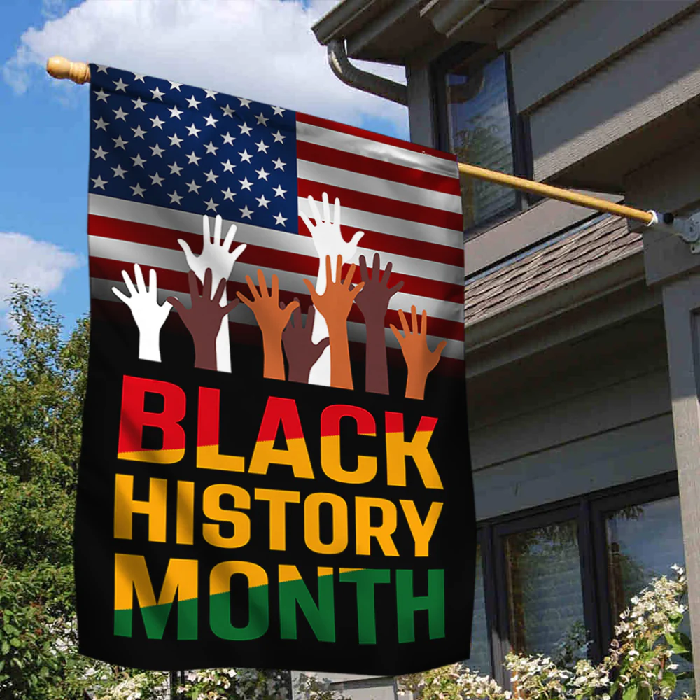 American Flag Black History Month