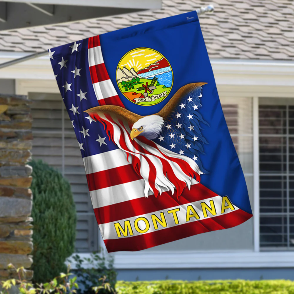 Montana Eagle Flag MLH1774Fv16