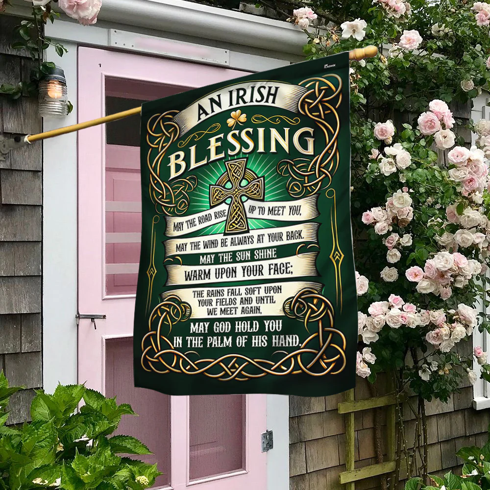 Bimipi  Irish Blessing St Patrick's Day Flag