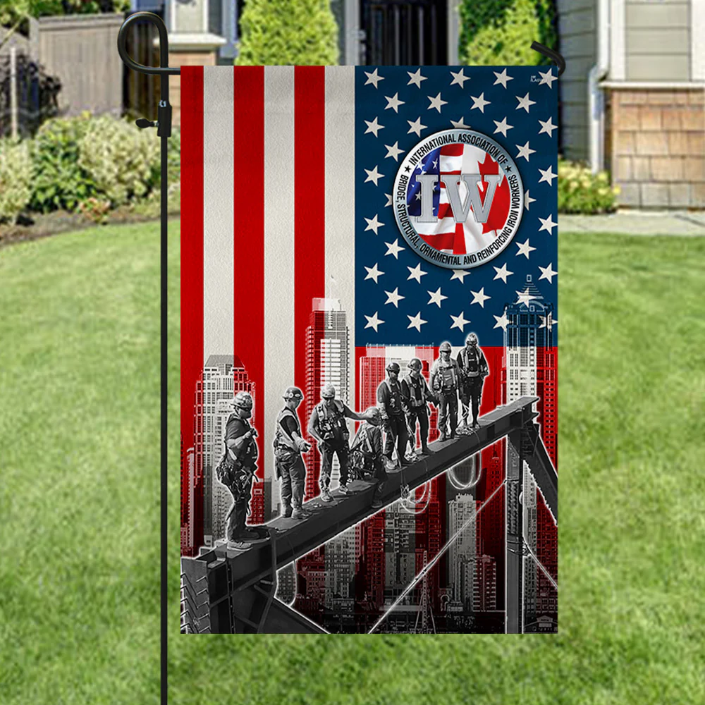 Ironworker American Flag