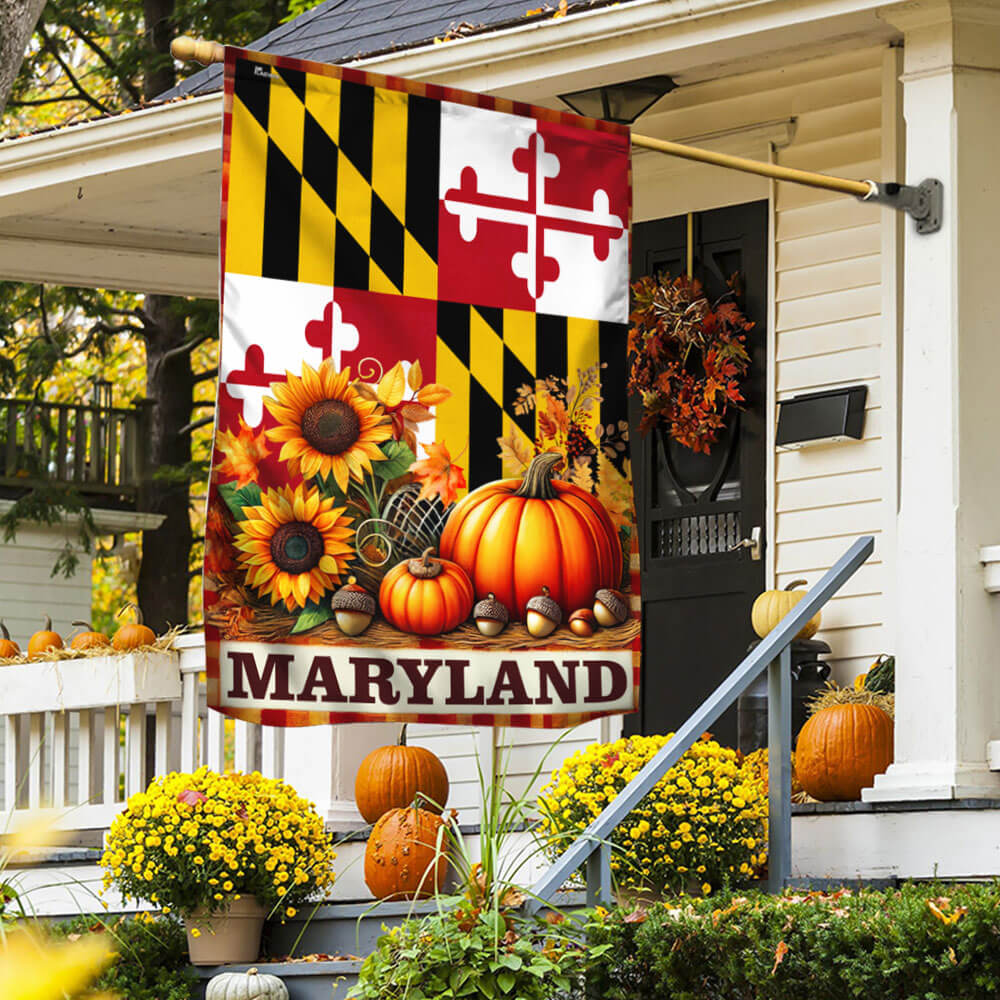 Maryland State Fall Thanksgiving Flag