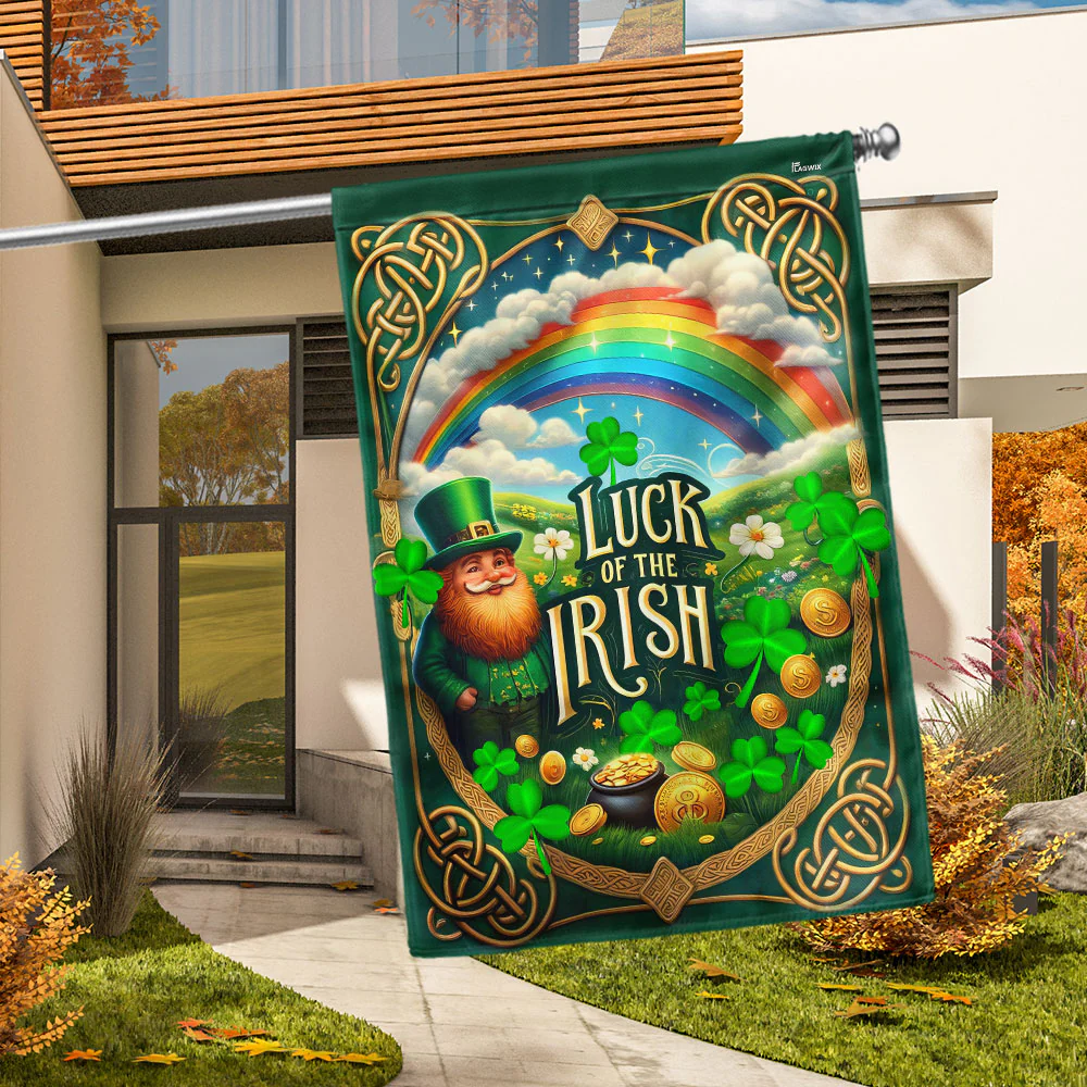 Bimipi  Saint Patrick's Day Luck Of The Irish Flag