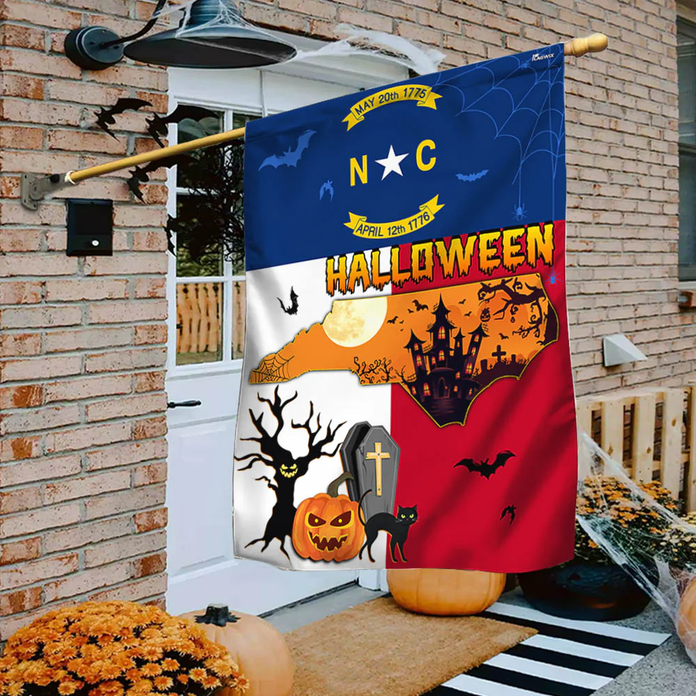 North Carolina State Halloween Flag Halloween In North Carolina Flag
