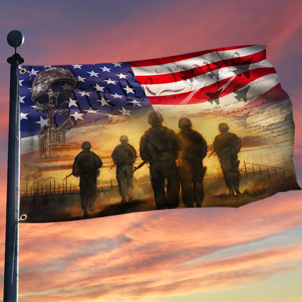 Veterans Day Flag, All Gave Some Some Gave All, American flag