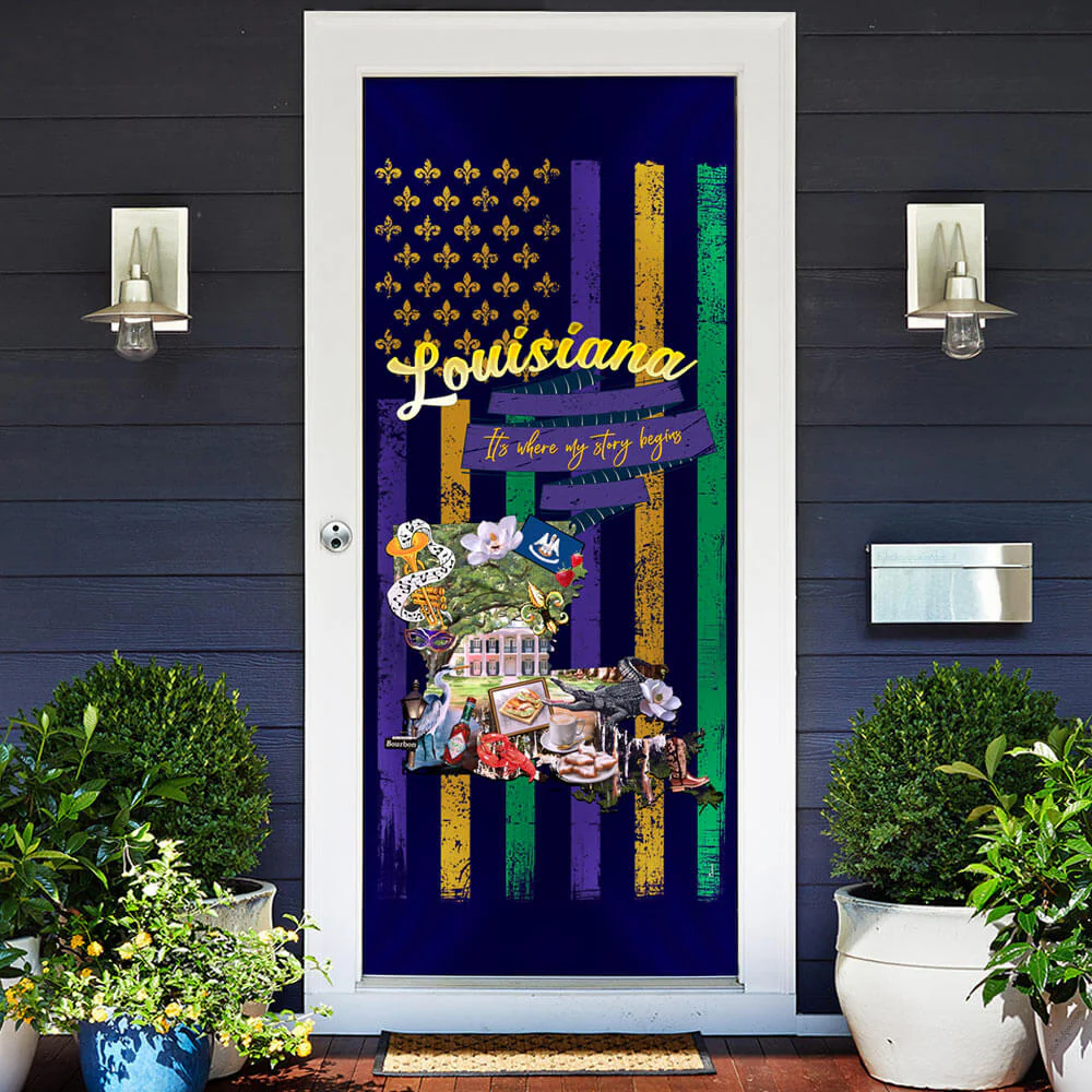 Louisiana, It's Where My Story Begins Door Cover