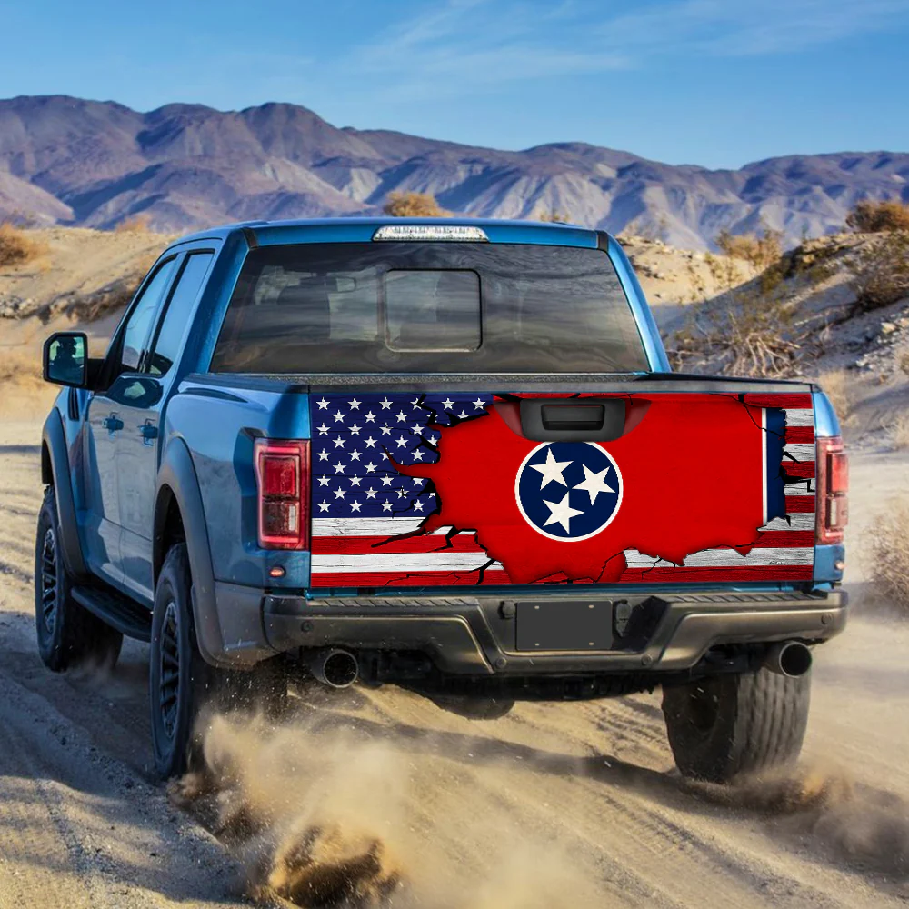Tennessee American Truck Tailgate Decal Sticker Wrap
