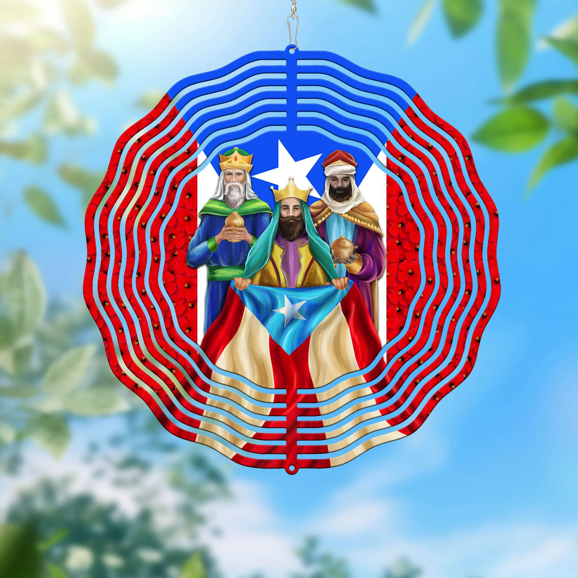 Three Kings Puerto Rico Wind Spinner