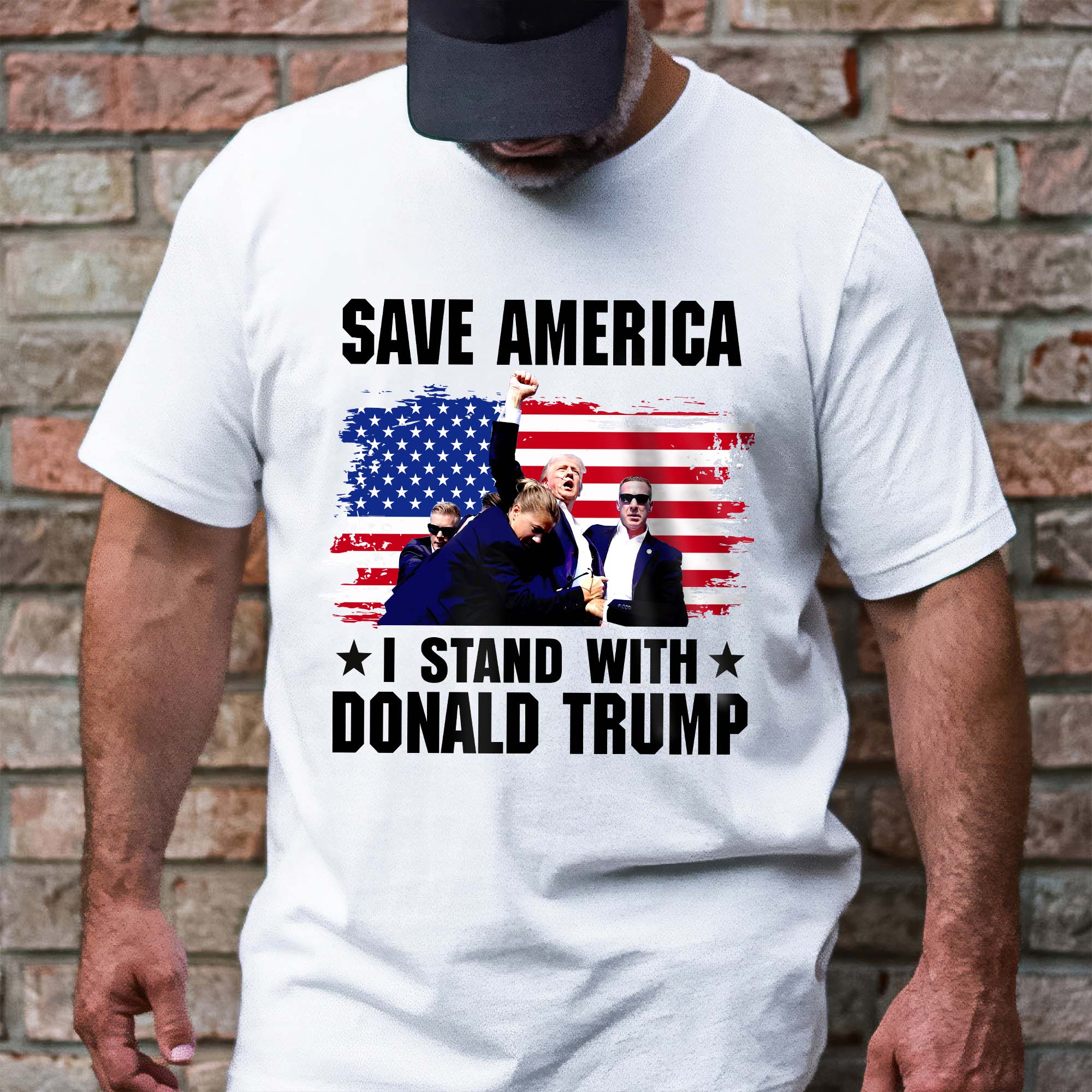 Trump Shirt Trump Shooting Save America I Stand With Donald Trump T-Shirt