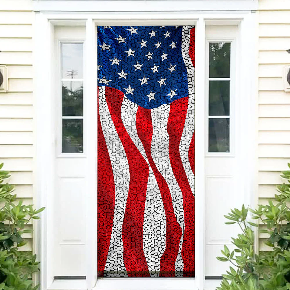 American Flag Door Cover