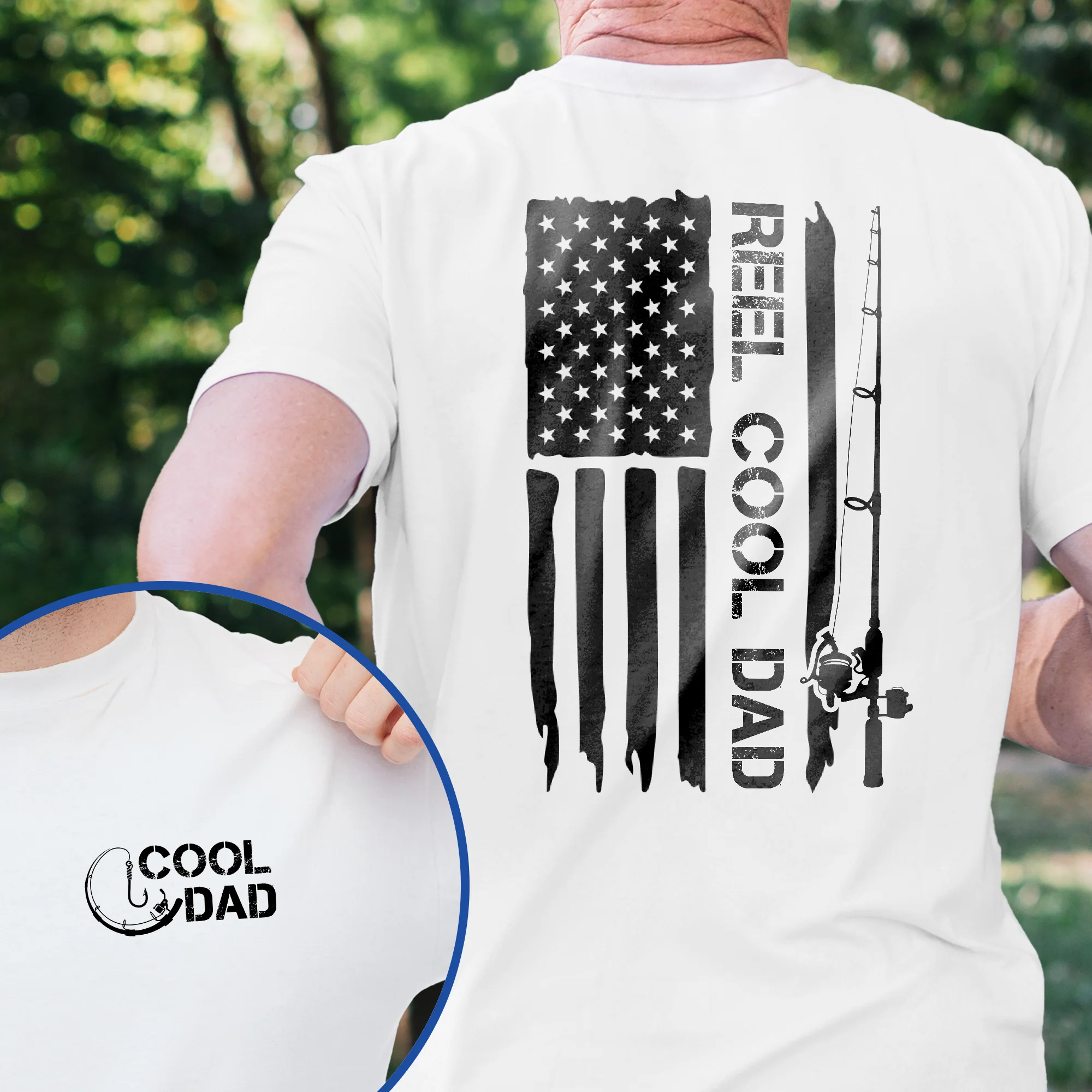 Reel Cool Dad Fishing Father's Day T-Shirt