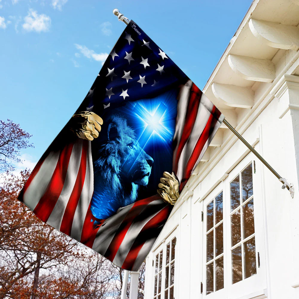 Jesus Christ American Flag