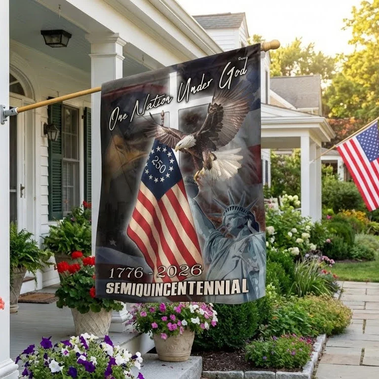 One Nation Under God 1776-2026 Flag | Semiquincentennial American Flag