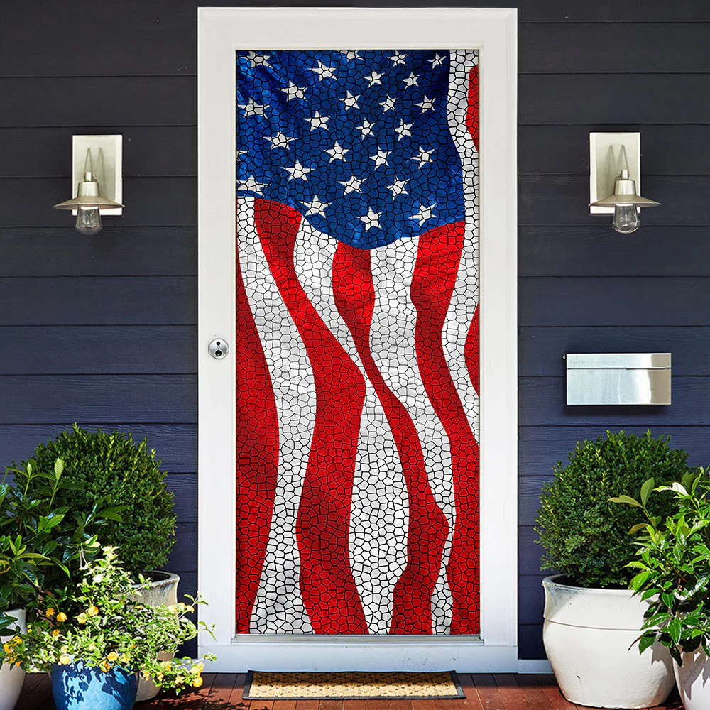 American Flag Door Cover