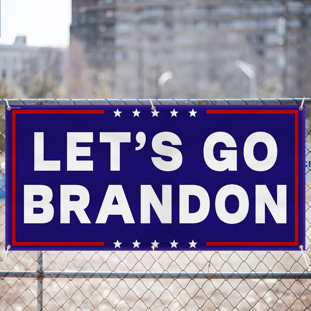 Let’s go Brandon Fence Banner