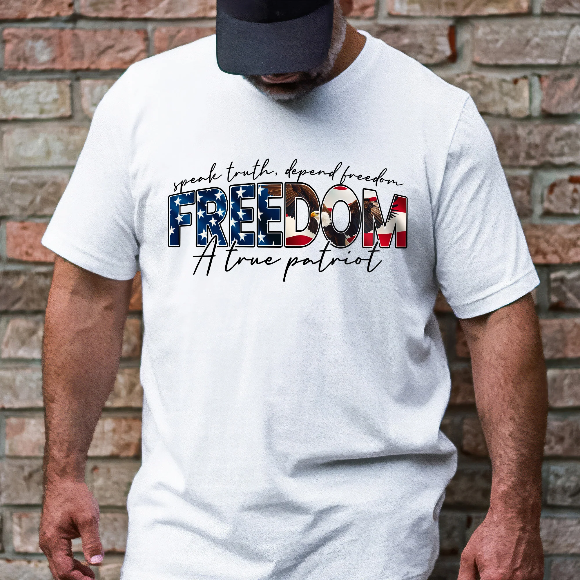 Charlie Kirk Freedom American Flag T-shirt - A True Patriot Memorial Shirt