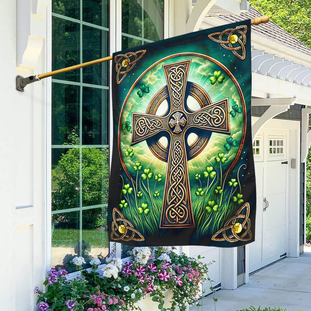 Bimipi  Irish Cross St Patrick's Day Flag