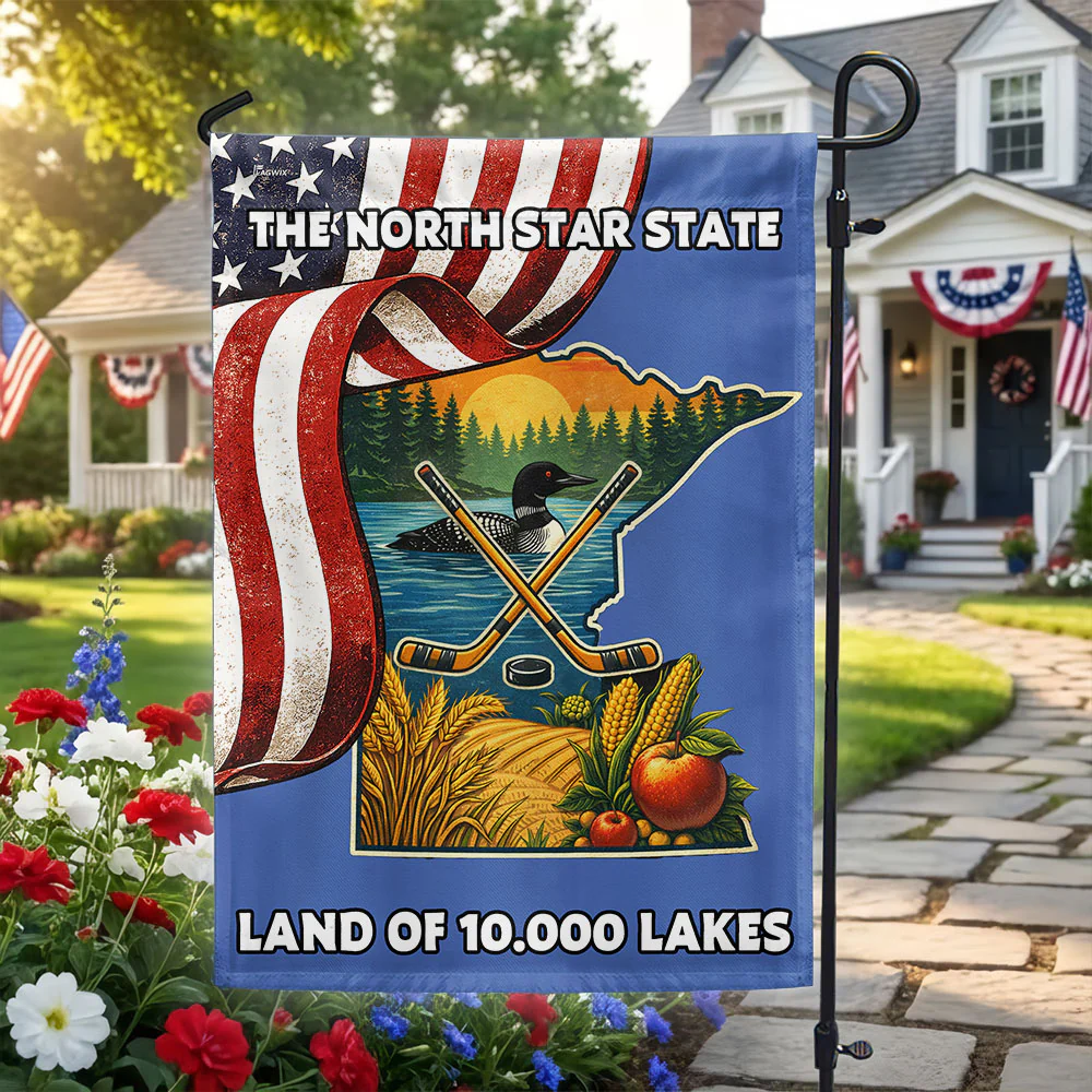 Minnesota Flag, The North Star State Minnesota US Flag