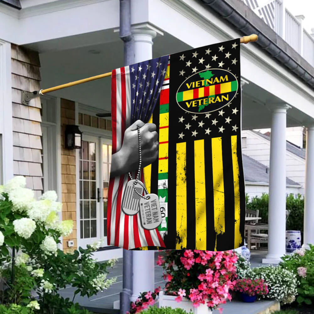 Vietnam Veteran American Flag, Veterans Day Flag