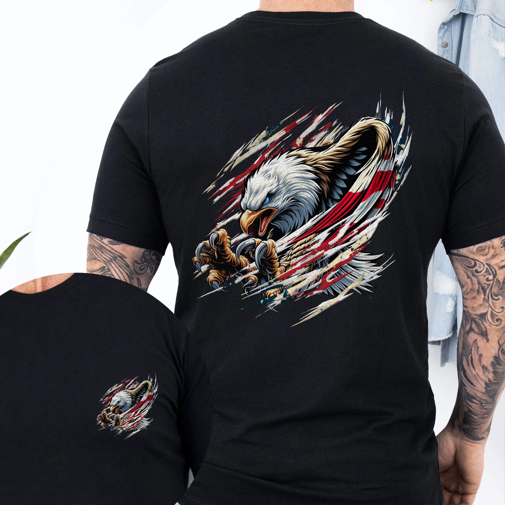 Patriotic Eagle 4th Of july T-Shirt